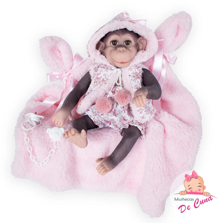 KUKO reborn monkey pink 36501