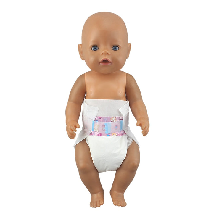 3pcs doll nappies